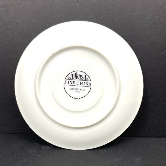 Set of 6 Mikasa Fine China Tea Cup & Saucer Duos – “Dresden Rose” L9009 – Japan - Picture 8 of 13